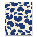 Deep Blue Organic Bloom Arrangement Rug