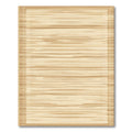 Warm Beige Horizontal Texture Border Rug