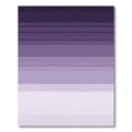 Amethyst Ombre Horizontal Stripe Rug