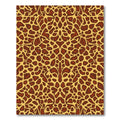 Giraffe Spot Earthy Brown Yellow Rug