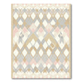 Geometric Diamond Chevron Pastel Rug