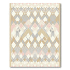 Geometric Diamond Chevron Pastel Rug