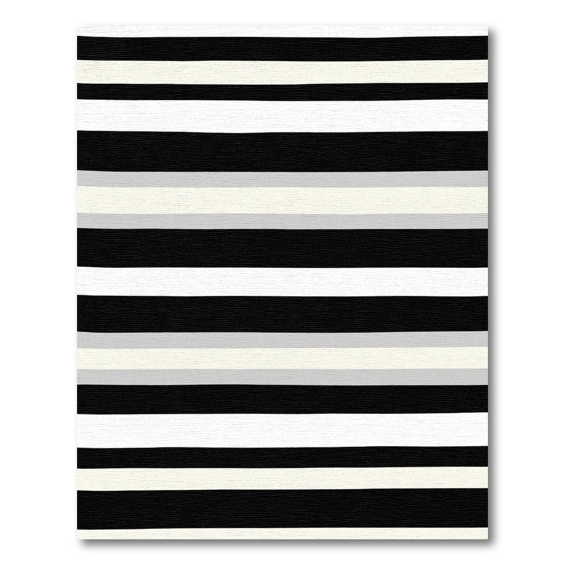 Monochromatic Linear Bands With Accents Rug