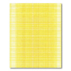 Bright Yellow Grid Weave Rug