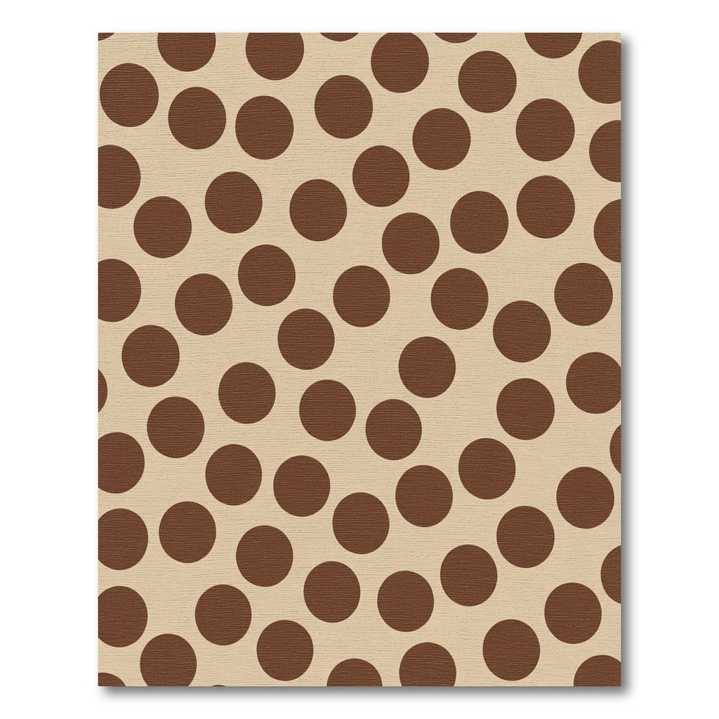 Classic Brown Dot Scatter Rug