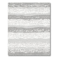 Silver Abstract Dotted Stripe Rug