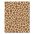 Classic Tan Brown Spotted Spots Rug