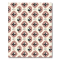 Rose Diamond Floral Abstract Rug