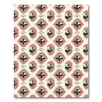 Rose Diamond Floral Abstract Rug