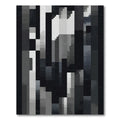 Monochromatic Textured Vertical Shards Rug