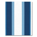 Bold Blue White Stripe Rug