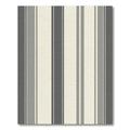 Modern Gray Cream Vertical Stripes Rug