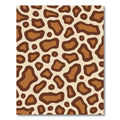 Brown Tan Animal Spot Area Rug