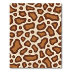 Brown Tan Animal Spot Area Rug