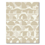 Cream Arches Organic Geometric Landscape Rug