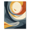 Abstract Warm Cream Swirls Rug