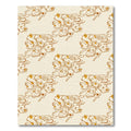 Vintage Gold Floral Swirl Rug