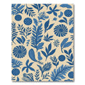 Classic Blue Botanical Garden Rug