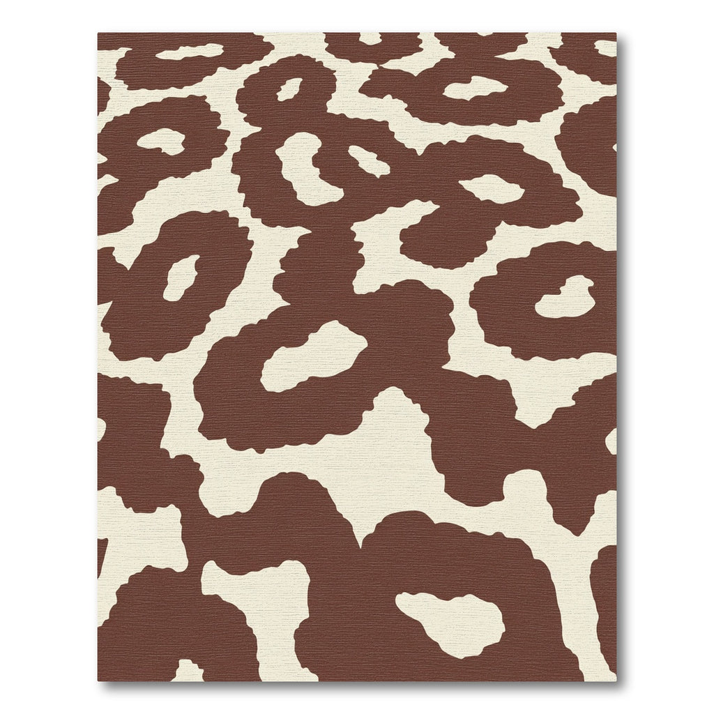 Earthy Brown Organic Spots Rug