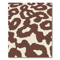 Earthy Brown Organic Spots Rug