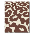 Earthy Brown Organic Spots Rug