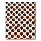 Brown and Black Dot Chain Rug
