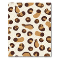 Taupe Abstract Animal Spots Rug