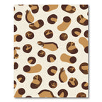 Taupe Abstract Animal Spots Rug