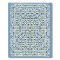 Abstract Geometric Mosaic Statement Rug
