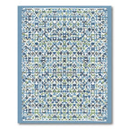 Abstract Geometric Mosaic Statement Rug