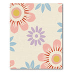 Pastel Floral Composition Garden Rug