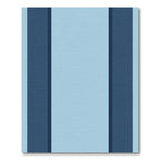Chic Navy Sky Stripe Panels Rug