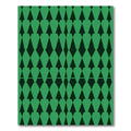 Emerald Green Diamond Repeat Rug