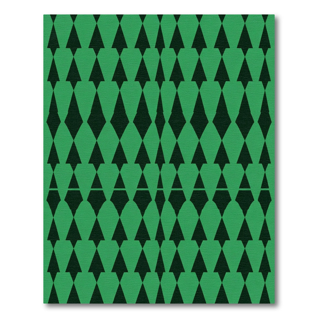 Emerald Green Diamond Repeat Rug