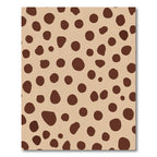 Brown Dotted Clay Spot Rug