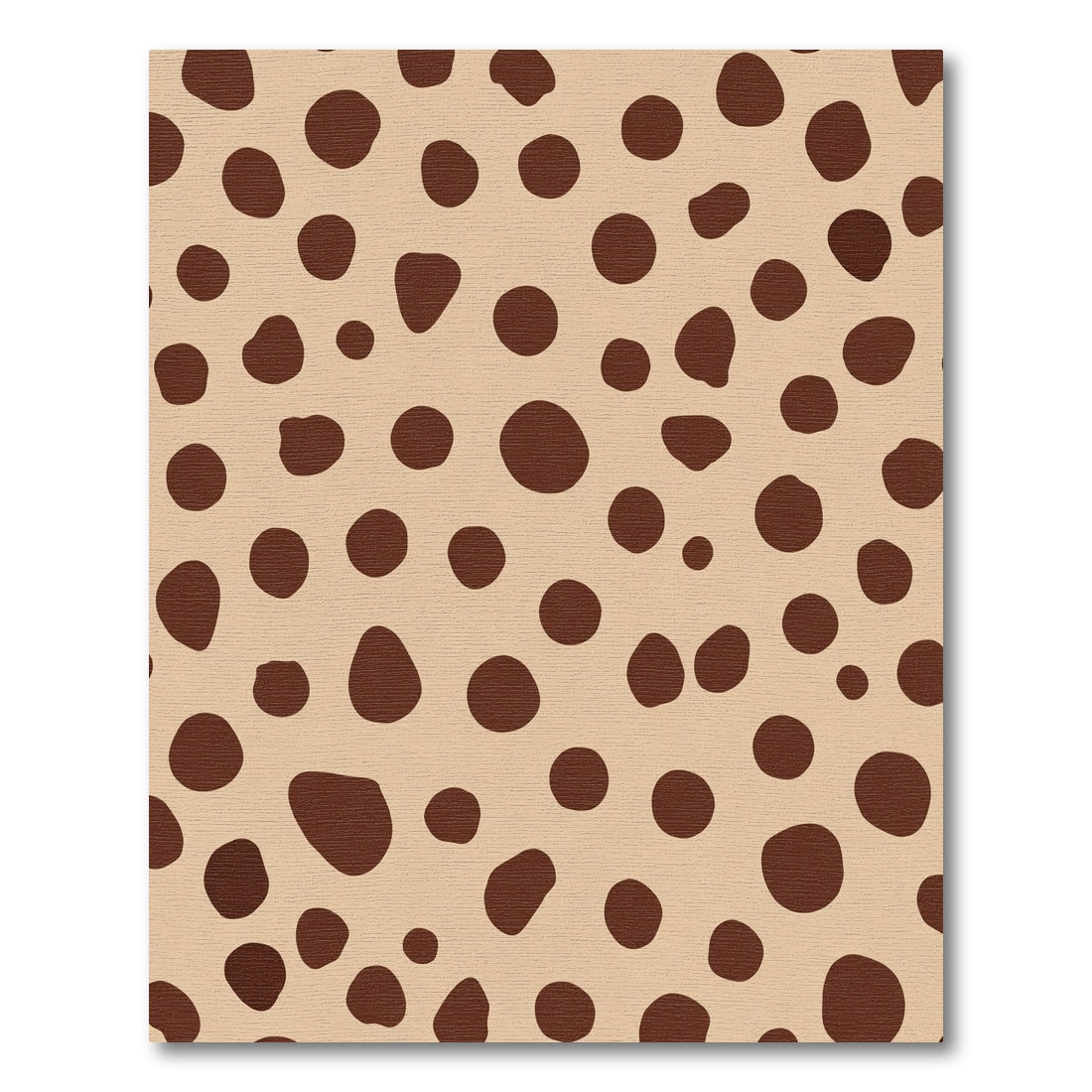 Brown Dotted Clay Spot Rug