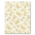 Golden Butterfly Garden Serenity Rug