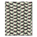 Abstract Striped Olive Cream Composition Rug