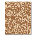 Abstract Terracotta Organic Weave Rug