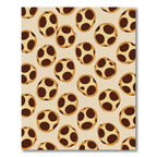 Beige Chocolate Chip Cookie Scatter Rug