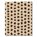 Animal Print Spots Beige Brown Rug