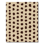Animal Print Spots Beige Brown Rug
