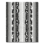 Monochromatic Python Skin Stripe Rug