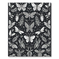 Monochromatic Butterfly And Insect Assemblage Rug