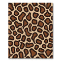Brown Beige Animal Spots Rug