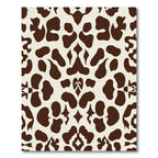 Symmetrical Brown Animal Spots Rug