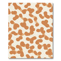 Abstract Organic Ochre Blob Rug