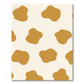 Ochre Spots Abstract Composition Rug
