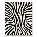 Cream Black Safari Stripe Rug