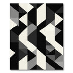 Monochromatic Geometric Fragment Arrangement Rug